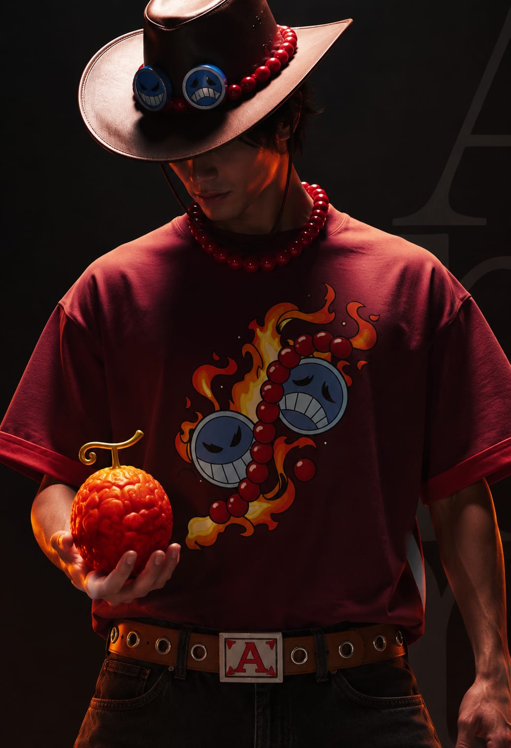 Flame Emperor Ace Oversized Tee