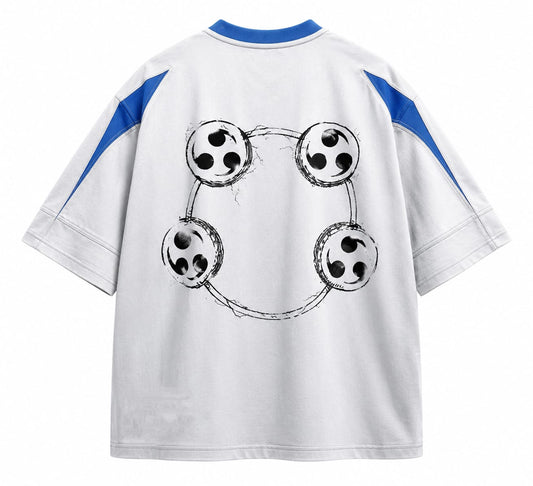 Crimson Seal oversized jersey tee mystic eye seal back graphic