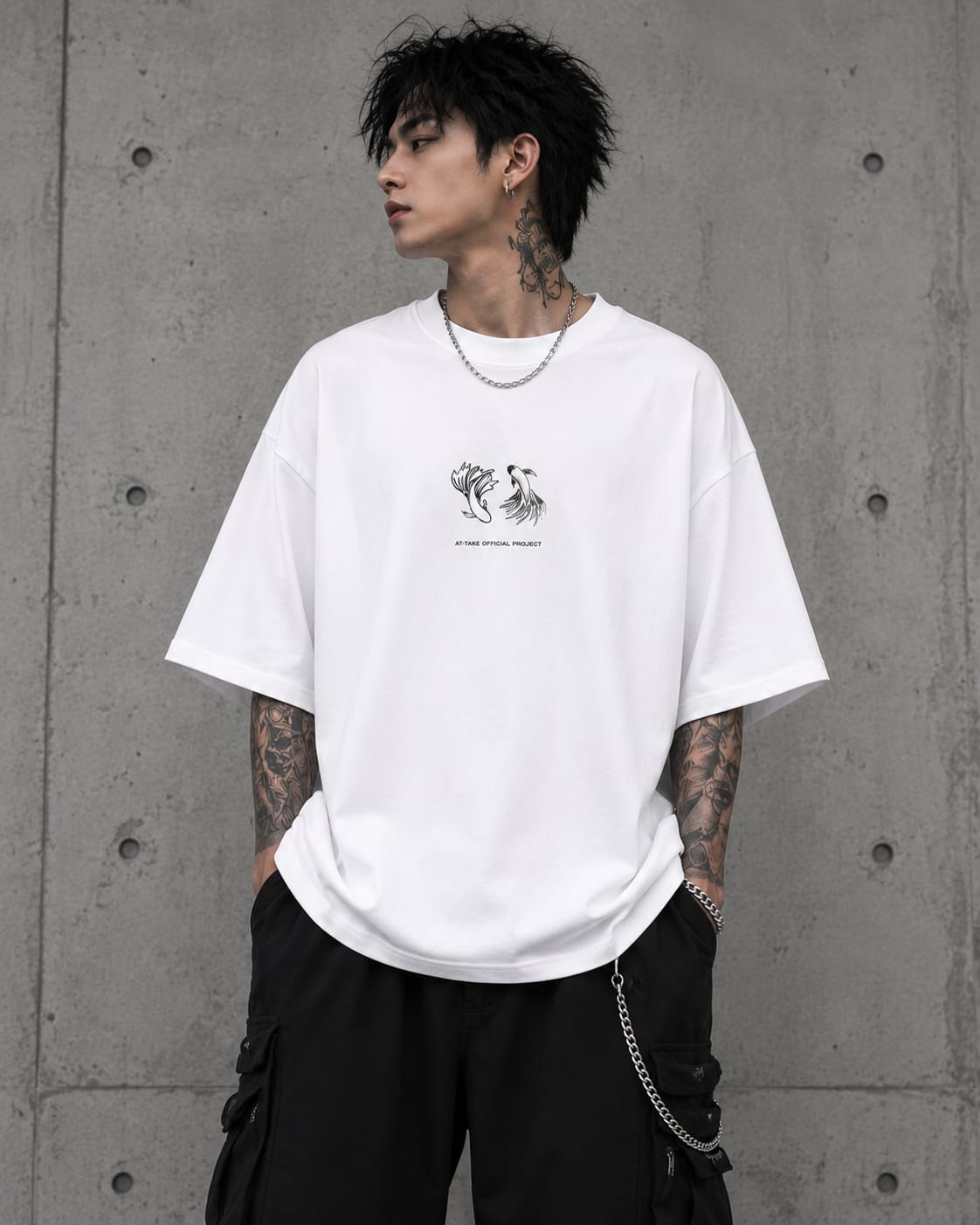 Eclipse Koi Oversized Tee