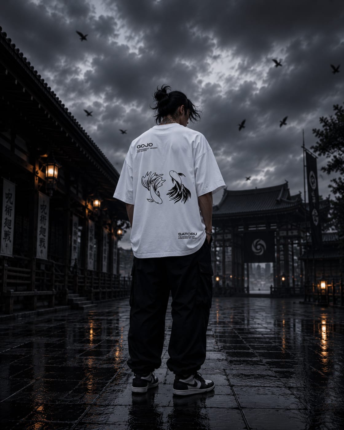 Eclipse Koi Oversized Tee