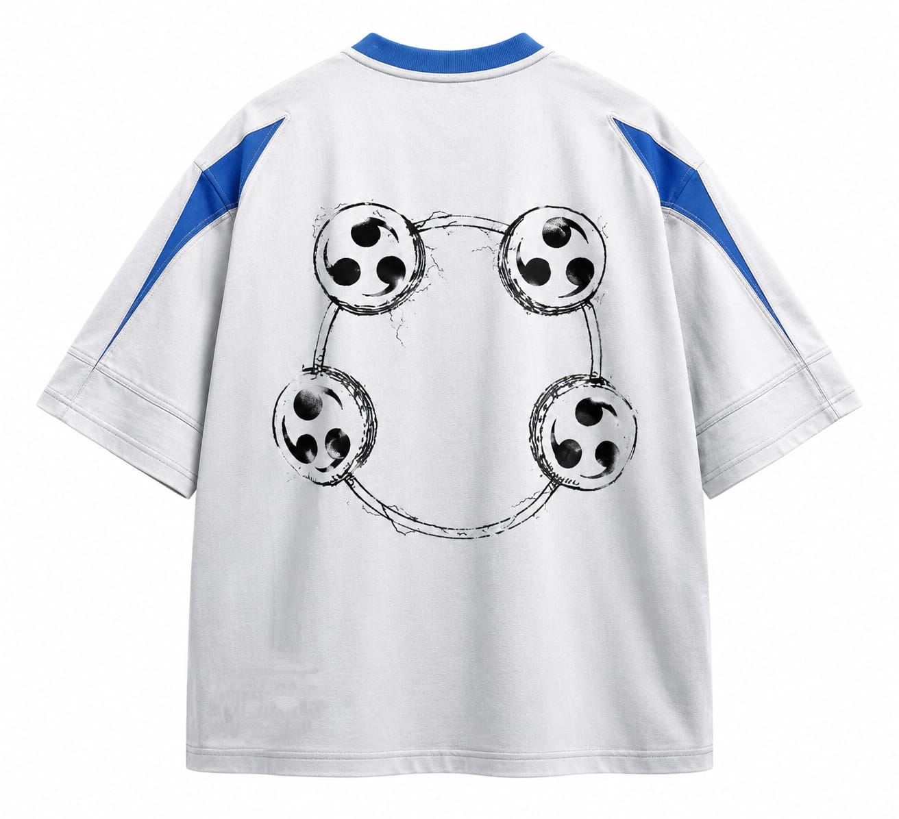 Crimson Seal oversized jersey tee mystic eye seal back graphic