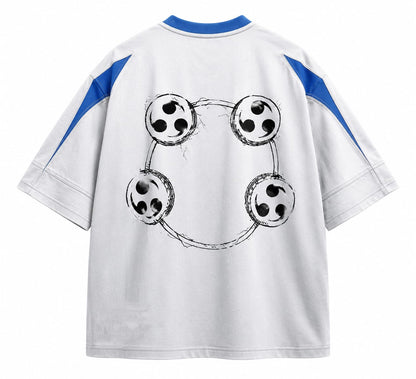 Crimson Seal oversized jersey tee mystic eye seal back graphic
